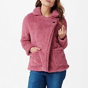 Cuddl Duds Sherpa Wrap Front Jacket